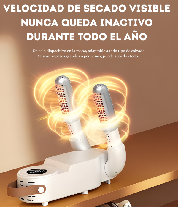 SecaPaso Pro – Secador Eléctrico de Zapatos y Botas 42 °C con UV